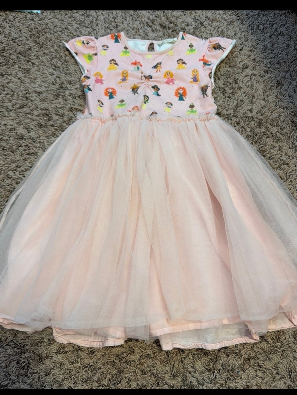 Monica and Andy Disney Princess Dress size 8 belle snow white tiana